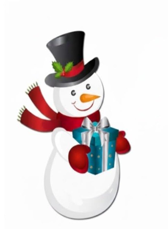 53 Arts Snowman Cake Topper | Cute Christmas Cake Decoration for Winter Party, Holiday Celebration & Festive Cakes - Image 1